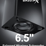 ULTIMEA 7.1ch Soundbar with Wireless Subwoofer, Virtual Surround Sound System for TV, App Control, 410W Peak Power, Sound bar for TV, 4 Wired Surround